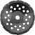 Graphite Diamentowa tarcza garnkowa 125x5x22,2mm turbo 57H890