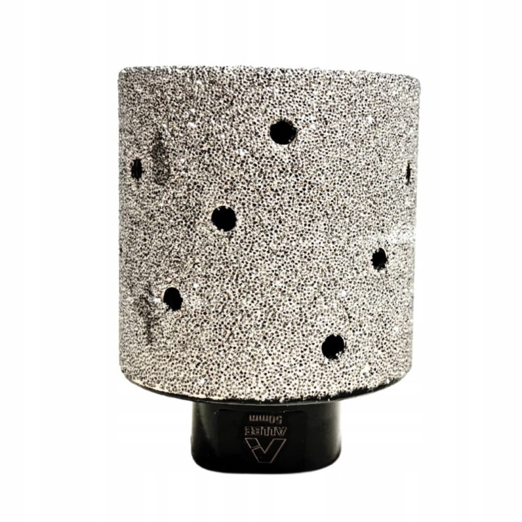 FREZ DIAMENTOWY DO GRESU PŁYTEK GLAZURY CERAMIKI 50 mm M14 PILNIK OTWORNICA