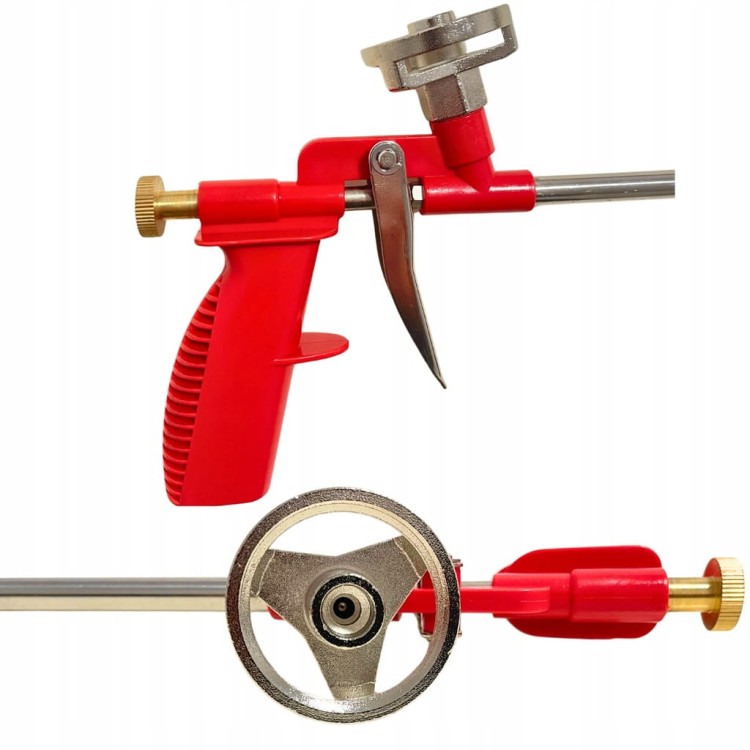 PISTOLET DO PIANKI MONTAŻOWEJ PIANY METALOWY MOCNY DO PIAN PISTOLETU