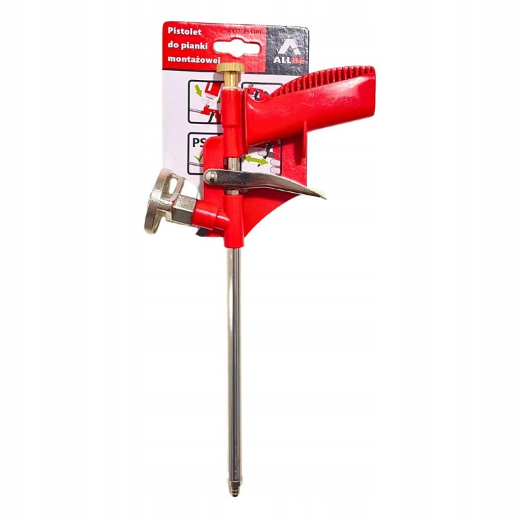 PISTOLET DO PIANKI MONTAŻOWEJ PIANY METALOWY MOCNY DO PIAN PISTOLETU